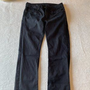 Buffalo David Bitton Black Jeans six-x Slim Straight 30/34